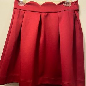 Blue Rain scalloped top skirt